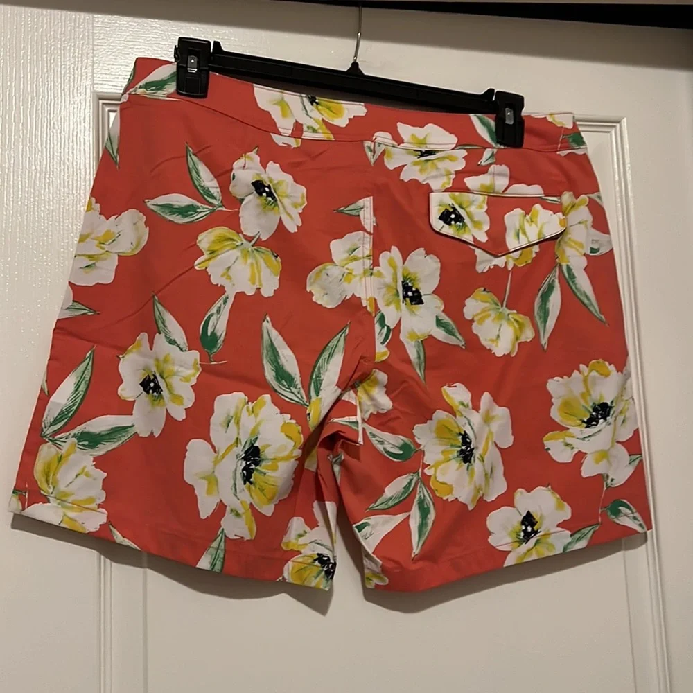 NWT J Crew 7'' stretch breaker board short in floral print